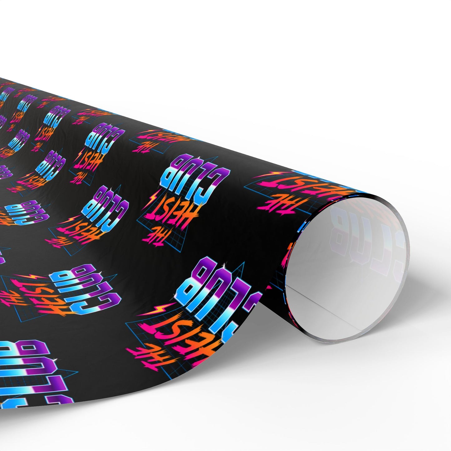 Wrapping Paper, The Heist Club Gift Wrap, Christmas Holiday Present Decoration, Birthday Party Supplies, Elegant Black and Gold Design