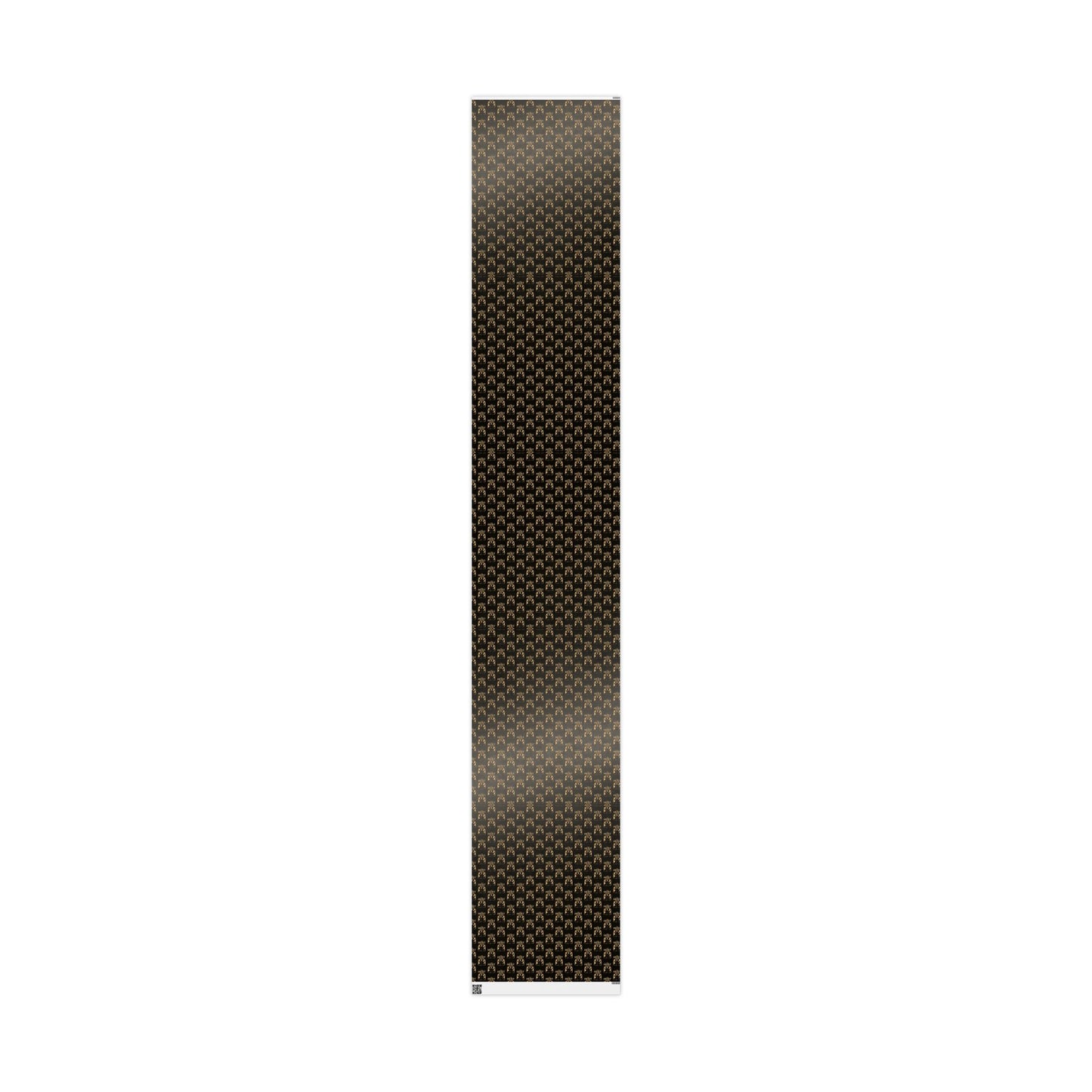 Heist Club Pattern Wrapping Paper | Black and Gold Robber Logo