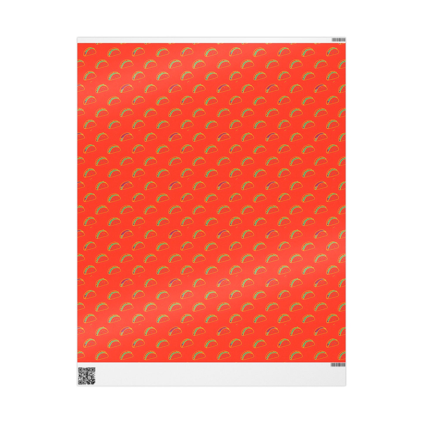 Taco Wrapping Paper - Festive Foodie Gift Wrap, Mexican Cuisine Celebration Supplies, Colorful Taco Pattern, Fun Fiesta Party Decor, Food