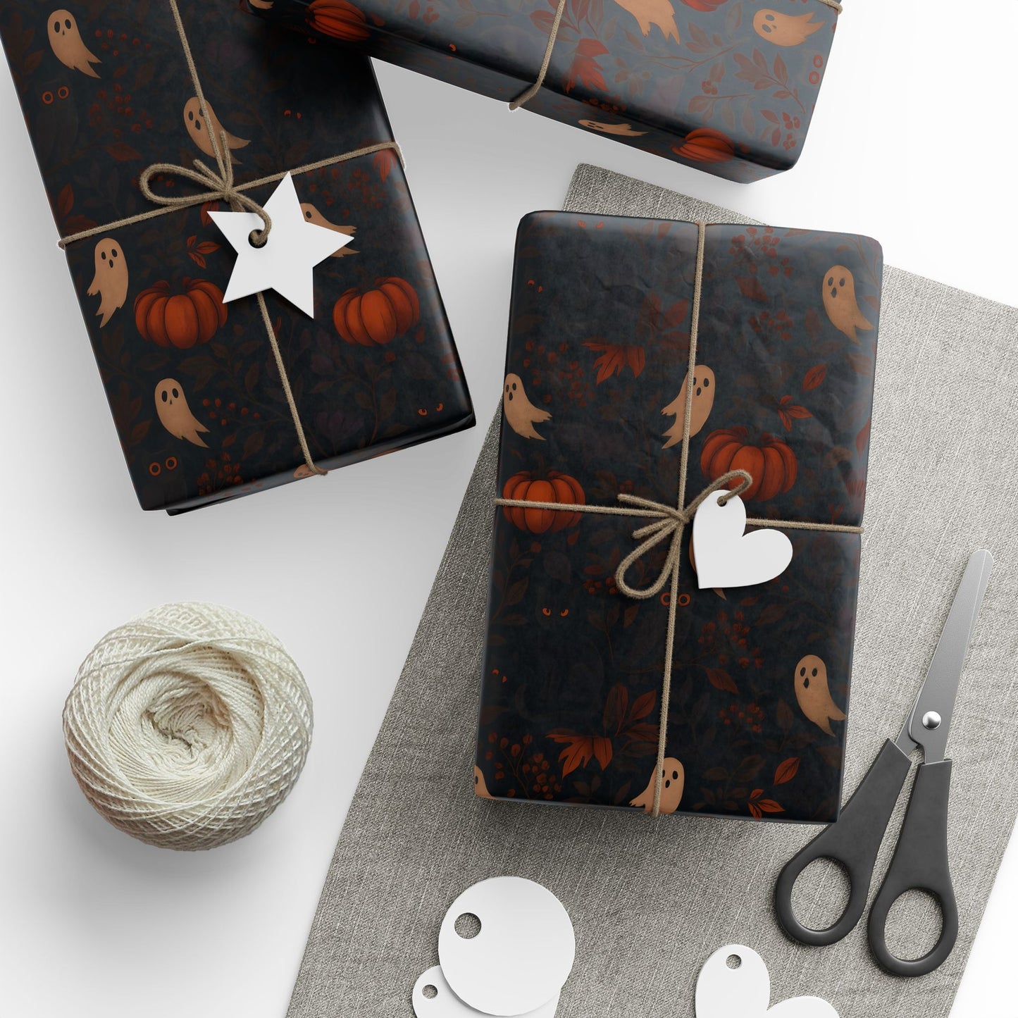 Halloween Wrapping Paper Design, Gift Wrap for Parties, Presents, Crafts, Decor, Scrapbooking