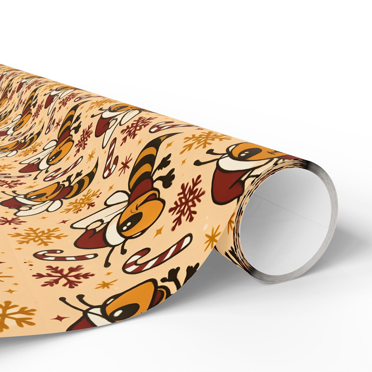 Santa Hornet Wrapping Paper, Birthday, Christmas, Holidays, The Heist Club Colorful Pattern